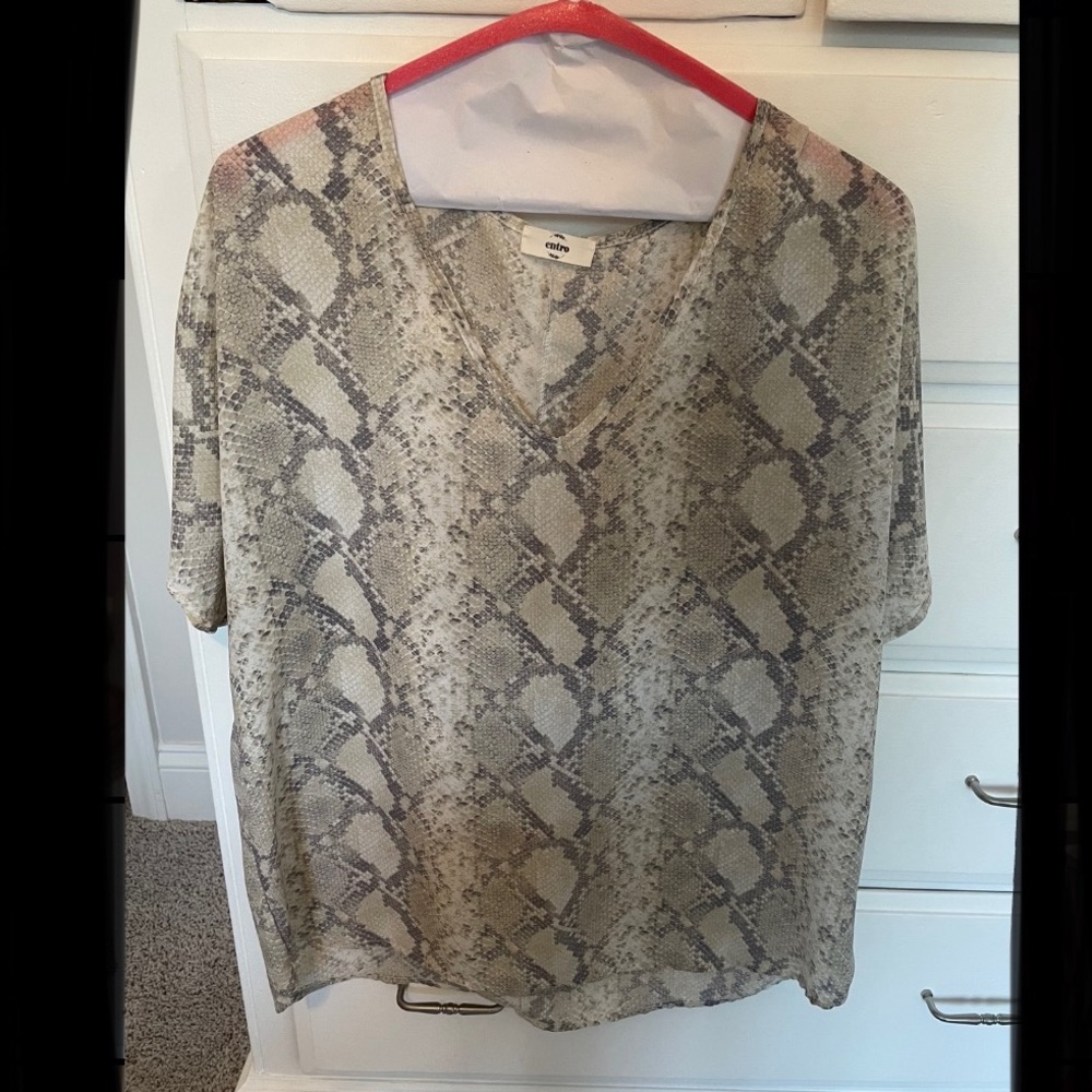 Snake Skin Top